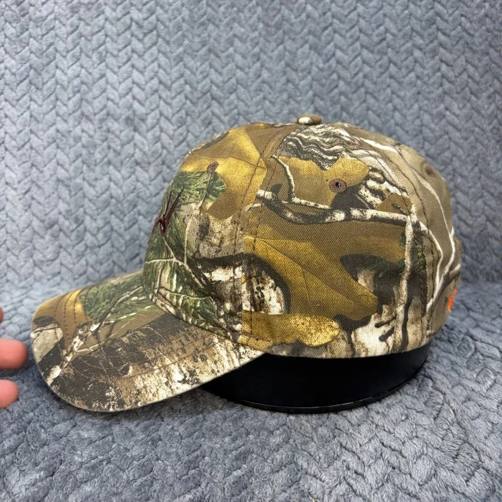 Camo Deer Skull Antler Embroidered Baseball Cap Hunting Hat Adjustable 2461